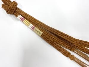 未使用品　正絹　手組帯締め